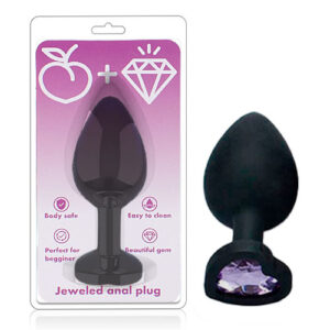 Small Heart Base Silicone Anal Plug
