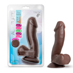 Troy 6" Dildo Chocolate Blush Novelties BL-36496