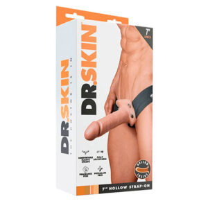 Dr. Skin 7" Hollow Strap On Blush Novelties BL-72883