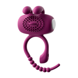 Adjustable Cock Ring Vibrating Bunny Purple Lilo LL-2413