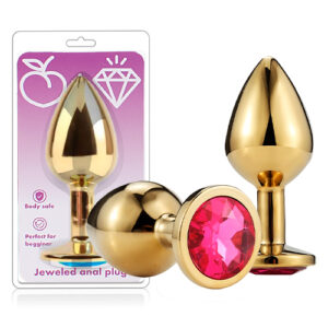 Large Gold Metal Anal Plug