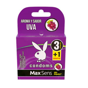 Condón Playboy Max Sens Uva