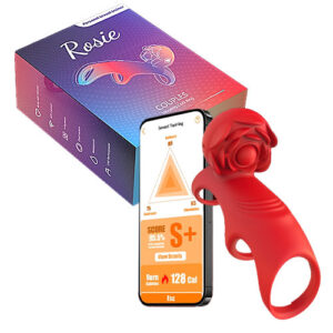 Vibrating Triple Ring Rose Delay Trainer WS-NV112X