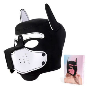 Dog Mask Black & White